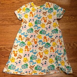 Hanna Andersson Pokémon Print Multi Character Swing Dress